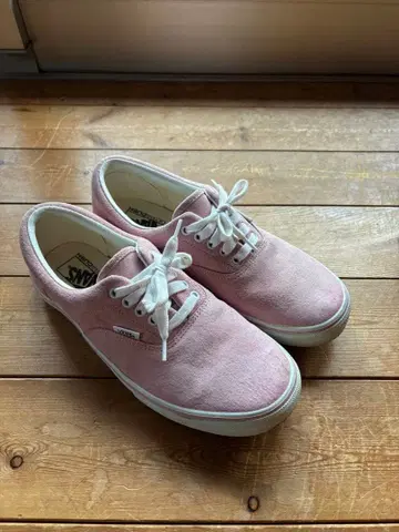 Vans 핑크 스웨이드 로우컷 스니커즈