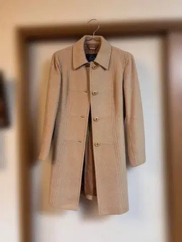 ROPE 베이지 롱 코트 9AT