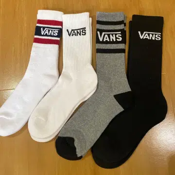 VANS 삭스 4족 세트 남성용 인기 상품