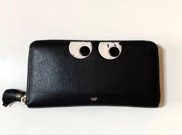 안야 힌드마치 아이즈 장지갑 블랙