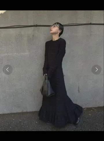 [ AMERI ] LUXURY BALLON HEM CUT DRESS