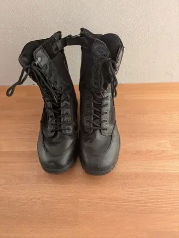나카타 상점 A1070 택티컬 ZIP COMBAT BOOTS 블랙 10W