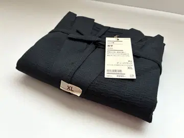 무인양품 시지라 직조 진베이 XL 블랙 (미사용)