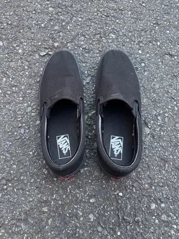 vans 슬립온 블랙 27.8