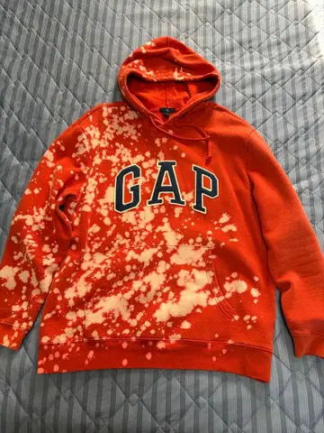 GAP 오렌지 타이다이 후드티 L