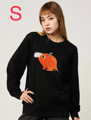 그라니프 체인소 맨 콜라보 포치타 맨투맨 S 사이즈