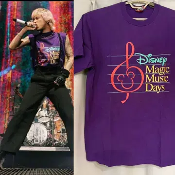 원오크 taka 착용 Disney 티셔츠 USA제 90s