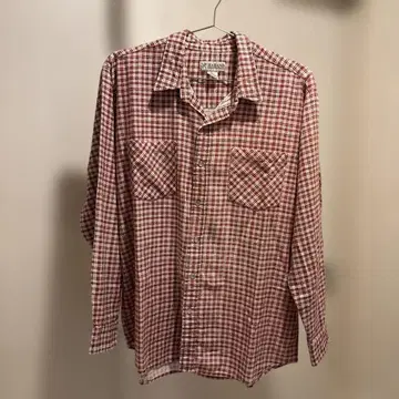 HABAND 체크 무늬 긴팔 셔츠