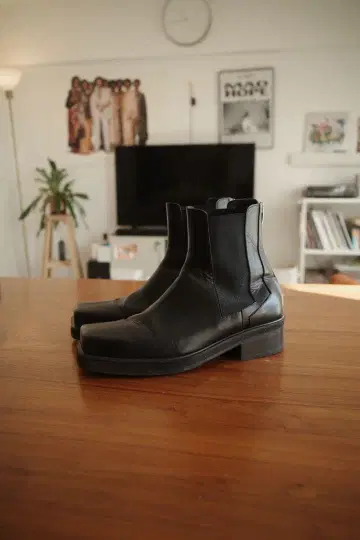 SONSHINBAL 사이드 고어 부츠 스퀘어토 4367-05 27cm