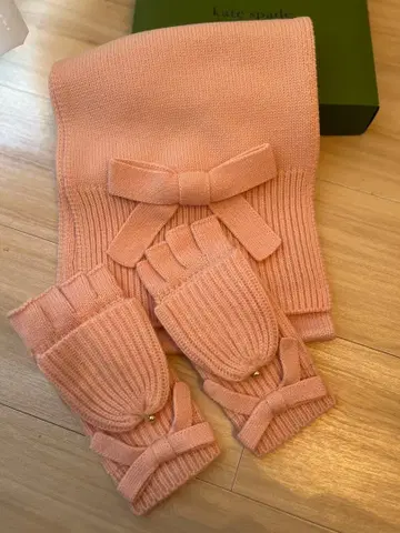 katespade 머플러 장갑 세트