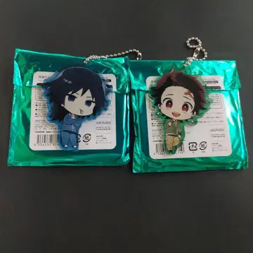 귀멸의 칼날 AGF 트레이딩 아크릴 키링 김메츠 학원 기유 탄지로