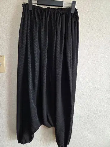 기모노 리메이크 사루엘 팬츠 (순수 실크) 빅