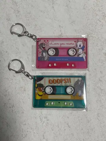 톰과 제리 카세트 테이프풍 키링