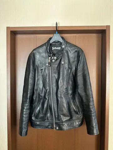 Schott 가죽 자켓 더블 브레스트 라이더 XL