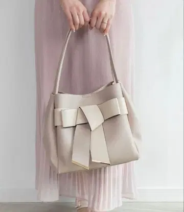 오늘만 가격 인하 RANDA [ A4 대응 ] 리본 토트백