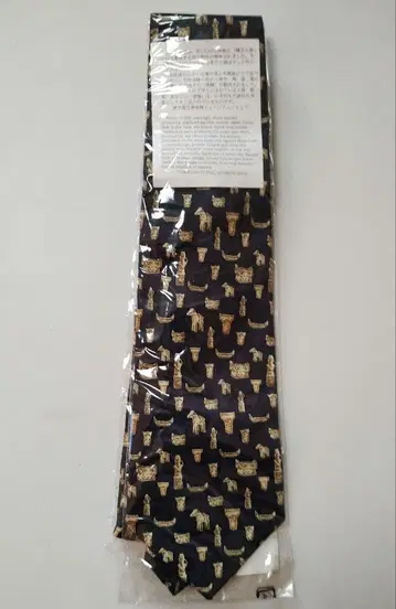 도쿄 국립 박물관 넥타이 네이비