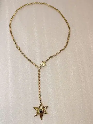 Desigual 데시구알 목걸이 자리오 스타 금도금