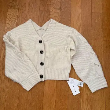 미사용 새상품 택 포함 FRAY I.D 가디건 아이보리 프리 사이즈