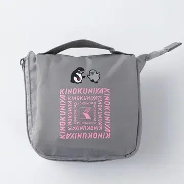 기노쿠니야 Suica 펭귄 접이식 보냉 토트백 그레이