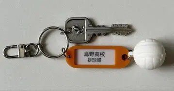 하이큐 카라스노 고교 학교명 포함 열쇠 참 키링 부실 열쇠