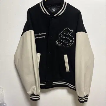 즉시 구매 OK ILL'S 바시티 자켓 블랙 화이트 L 사이즈 남성용