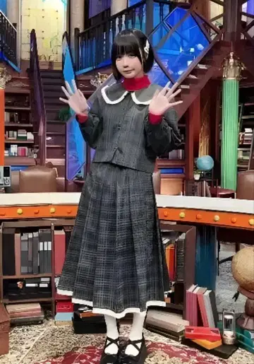 아노쨩 착용 블라우스 스커트 셋업 song forest