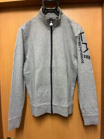 EA7 Emporio Armani 그레이 풀 집업 트레이닝복