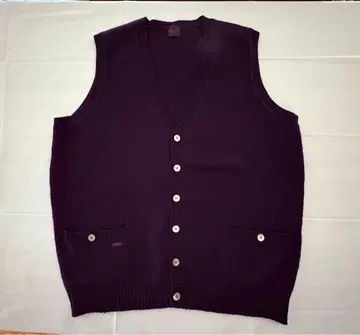 새상품급 PAPAS 파파스 남성용 니트 베스트 네이비