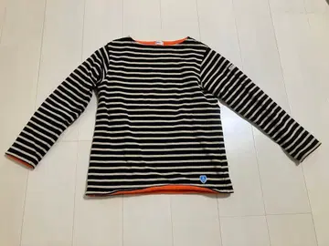 스트라이프 패턴 긴팔 상의