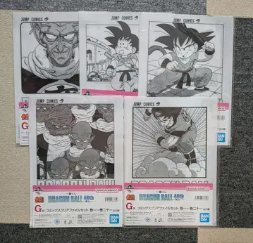 드래곤볼 제일복권 40th ~그 첫 번째 G상 코믹스 클리어 파일 5종