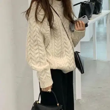 ounce row cable knit