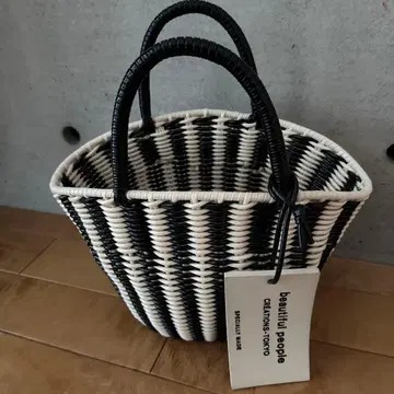 뷰티풀 피플 스트라이프 바스켓백