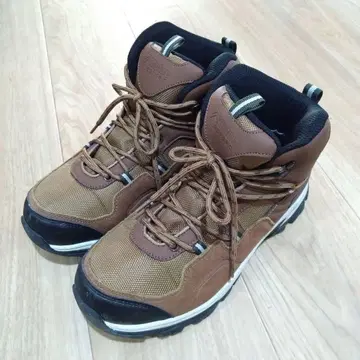 하이컷 등산화 브라운 합성섬유 25cm