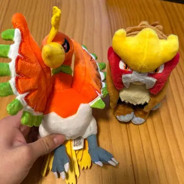 칠색조 엔테이 포켓몬 센터 한정판 봉제 인형