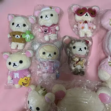 [ 새상품 택 포함 ] 코리락쿠마 봉제 인형 세트