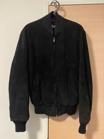 [ schott ] 스웨이드 레더 봄버 재킷 38