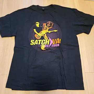 Joe Satriani Steve Vai US TOUR 블랙 T셔츠 XL