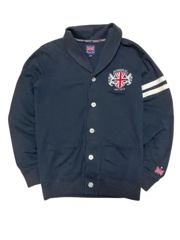 새상품급 ADMRIAL 네이비 가디건 남성용 L 상당 골프 구제 의류