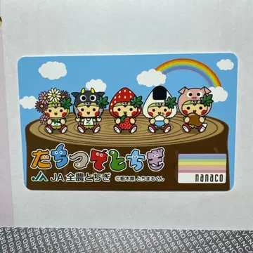 한정판 토치마루군 nanaco 카드 세븐일레븐 나나코 카드 타치츠테토치기