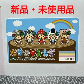 한정판 토치마루군 nanaco 카드 세븐일레븐 나나코 카드 타치츠테토치기