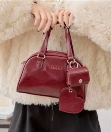 Chico/참 포함 미니 보스턴 백(레드)