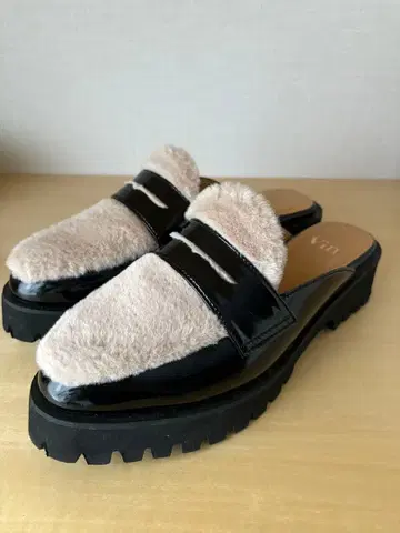 가격 인하 야마다야 Vin 퍼 도킹 통굽 로퍼 뮬