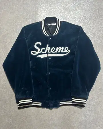 바시티 자켓 플리스 자켓 M Quash 네이비