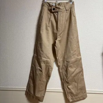 TICCA 베이지 와이드 레그 치노 팬츠