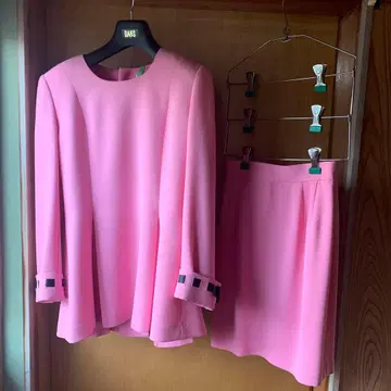 [ 새상품급 ] 엠즈 그레이시 버블 수트 버블 셋업 핑크 배송비 포함