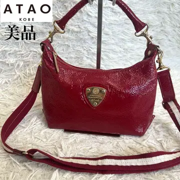 [새상품급] ATAO 2way백 푸치민트 에나멜 빨간색 브래드 숄더