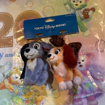 택 포함 새상품 디즈니 101마리 달마시안 레이디 트럼프 봉제 인형 참