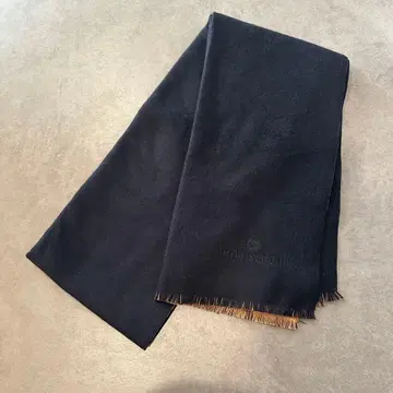 mila schon 머플러 실크 100% 블랙 브라운 리버서블