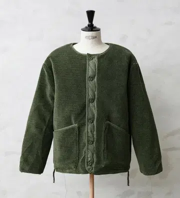 MILITARY LINE 리버서블 크루넥 다운 자켓