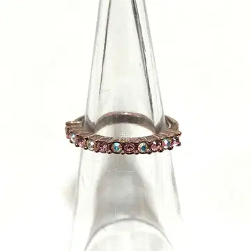 안나수이 ANNA SUI 반지 스톤 포함 핑크 반지 9호